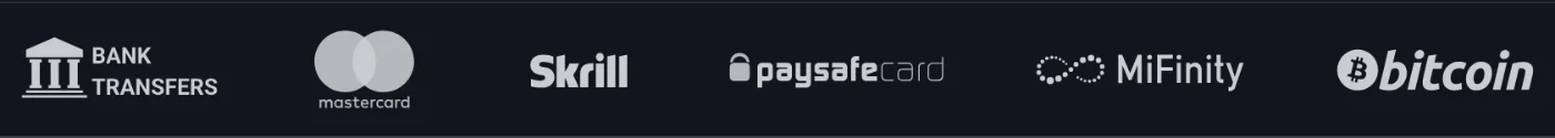 Winshark Casino Métodos de pago